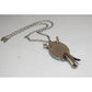 Navajo Royston Turquoise Squash Blossom Necklace Sterling