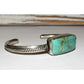 Navajo Royston Turquoise Stacker Cuff Bracelet Sterling 