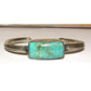 Navajo Royston Turquoise Stacker Cuff Bracelet Sterling 