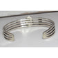 Navajo Royston Turquoise Stacker Cuff Bracelet Sterling Silver Native American
