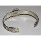 Navajo Royston Turquoise Stacker Sterling Cuff Bracelet 