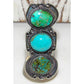 Navajo Royston Turquoise Statement Ring Sz 7 Sterling Silver
