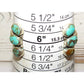 Navajo Royston Turquoise Sterling Open Stacker Cuff Bracelet