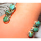 Navajo Royston Turquoise Sterling Open Stacker Cuff Bracelet