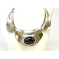 Navajo Sam Begay Statement Collar Necklace Sterling Silver 