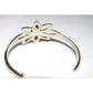 Navajo Sand Cast Silver Golden Hills Turquoise Cuff Bracelet