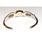 Navajo Sand Cast Silver Golden Hills Turquoise Sterling 
