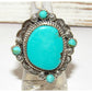Navajo Sleeping Beauty Turquoise Ring Sz 7 Sterling Silver 