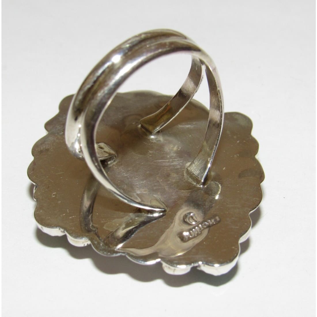 Navajo Sleeping Beauty Turquoise Ring Sz 7 Sterling Silver 