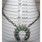 Navajo Sonoran Gold Turquoise Naja Necklace Squash Blossom 