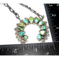 Navajo Sonoran Gold Turquoise Naja Necklace Squash Blossom 