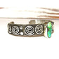 Navajo Sonoran Gold Turquoise Petroglyph Bracelet Sterling