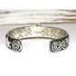 Navajo Sonoran Gold Turquoise Petroglyph Bracelet Sterling