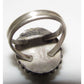 Navajo Sonoran Gold Turquoise Ring Sz 7.5 Sterling Silver Signed Native Native American