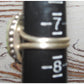 Navajo Sonoran Gold Turquoise Ring Sz 7.5 Sterling Silver Signed Native Native American