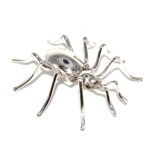 Navajo Spider Pin Brooch Sterling Silver Native American - 