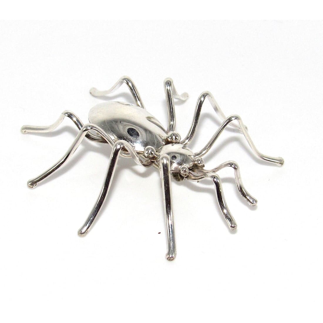Navajo Spider Pin Brooch Sterling Silver Native American - 