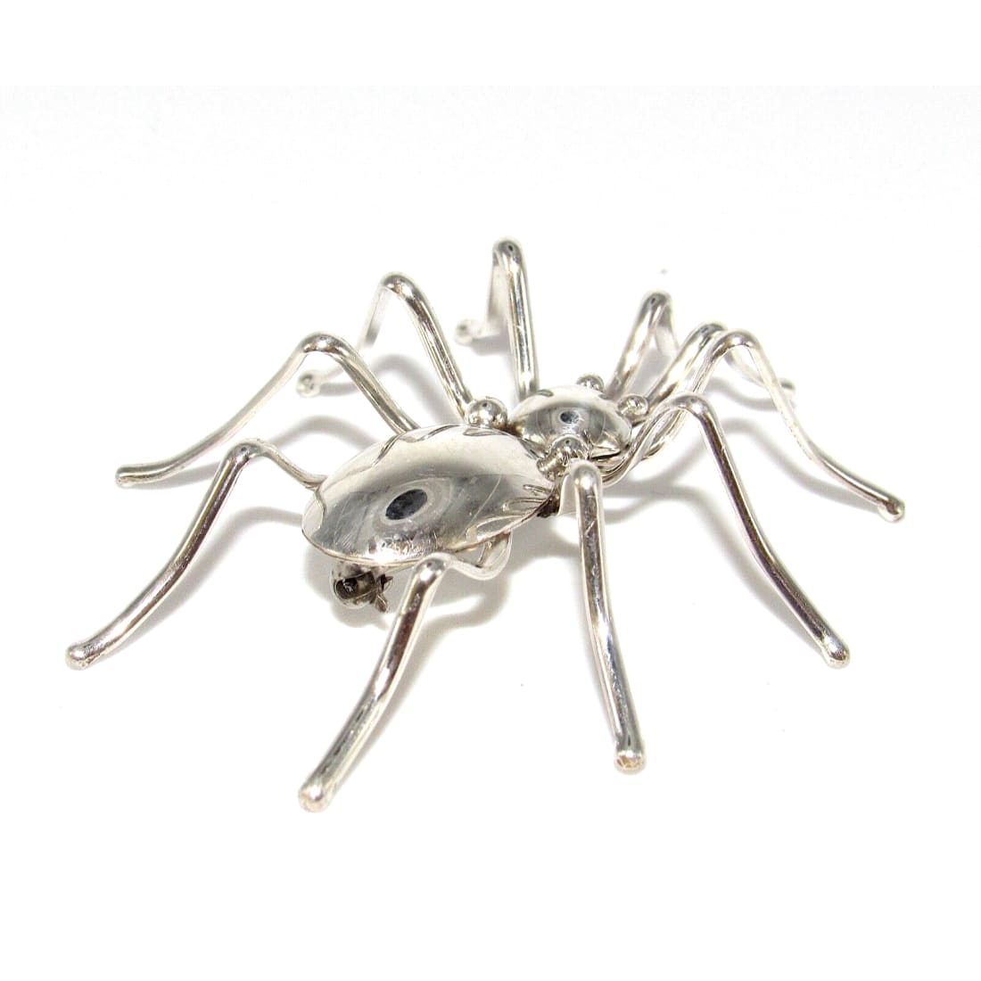 Navajo Spider Pin Brooch Sterling Silver Native American - 