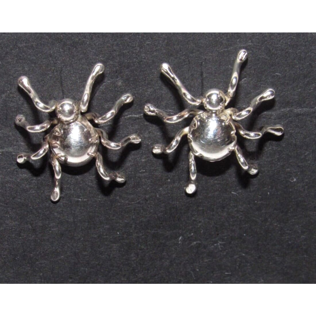 Navajo Spider Post Earrings Sterling Silver Native American 