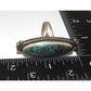Navajo Spiderweb Kingman Turquoise Ring Size 8 Sterling 