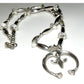 Navajo Squash Blossom Necklace Sand Cast Naja Sterling 
