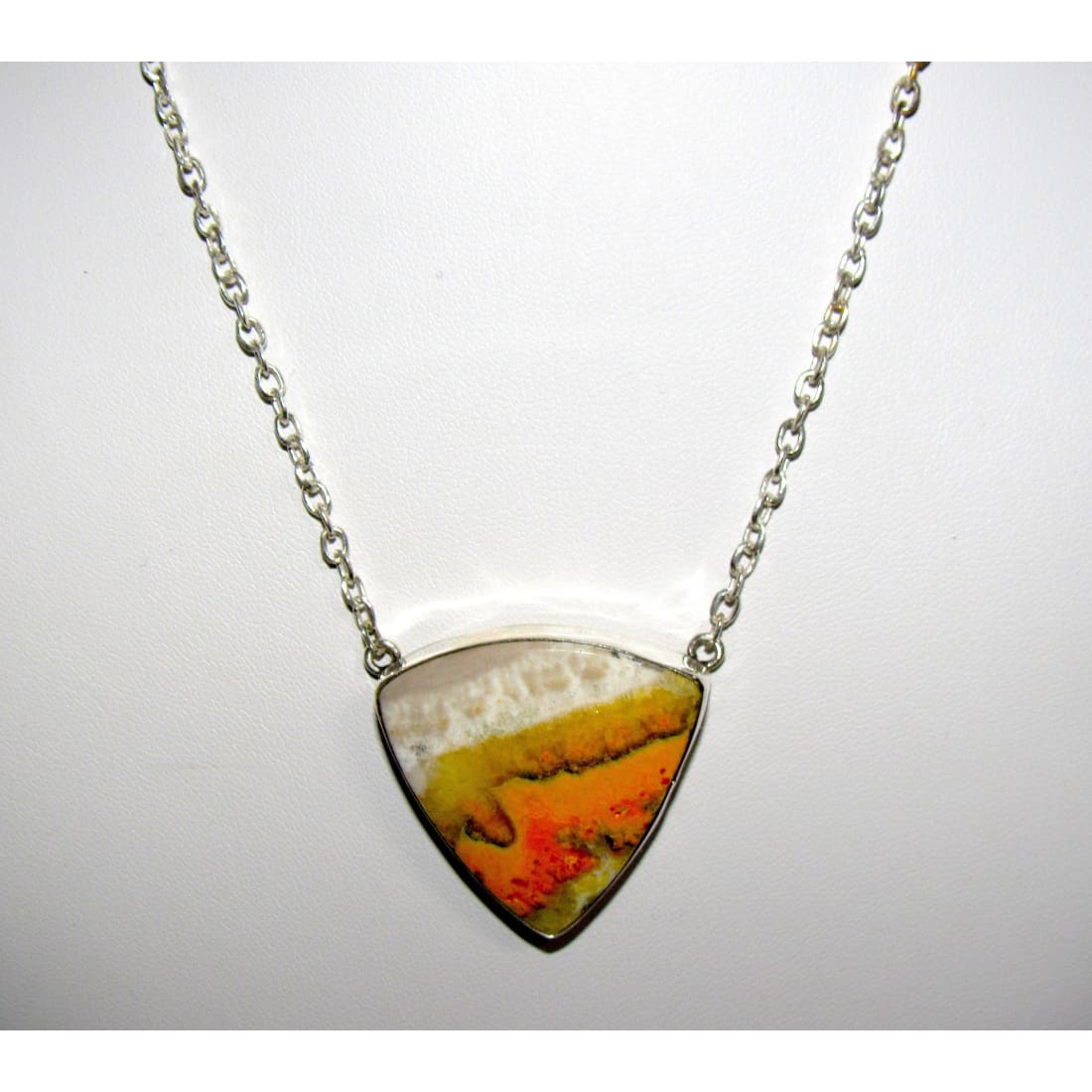 Navajo Sterling Bumblebee Jasper Bar Necklace Native American Signed The Southwestern Style Gallery