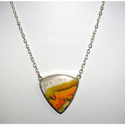 Navajo Sterling Bumblebee Jasper Bar Necklace Native American Signed The Southwestern Style Gallery