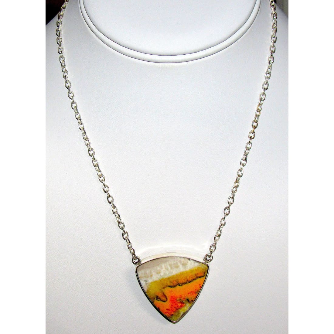 Navajo Sterling Bumblebee Jasper Bar Necklace Native American Signed The Southwestern Style Gallery