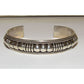 Navajo Sterling Silver Cuff Bracelet Thomas Charley Native