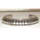 Navajo Sterling Silver Cuff Bracelet Thomas Charley Native