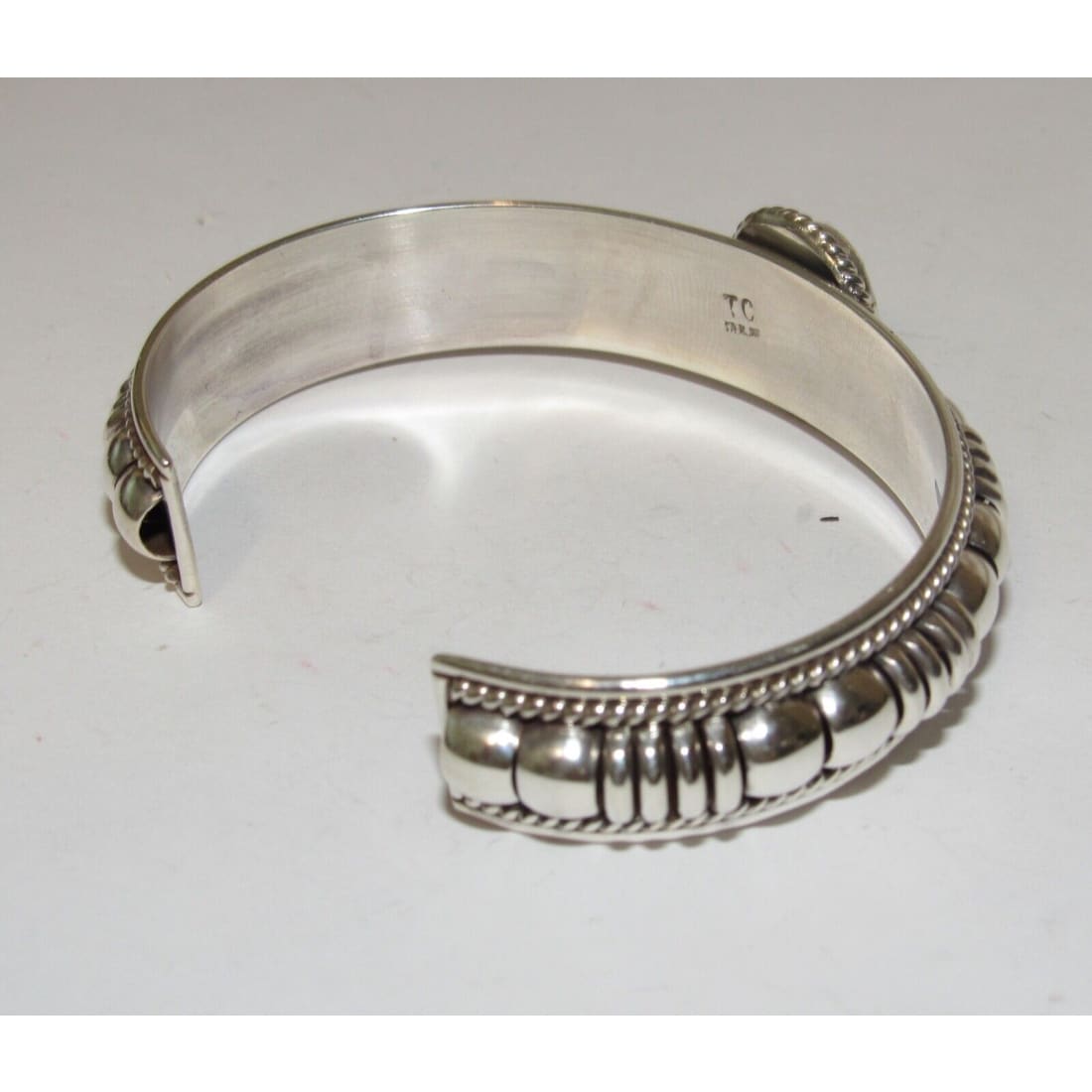 Navajo Sterling Silver Royston Cuff Bracelet Thomas Charley