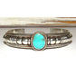 Navajo Sterling Silver Royston Cuff Bracelet Thomas Charley