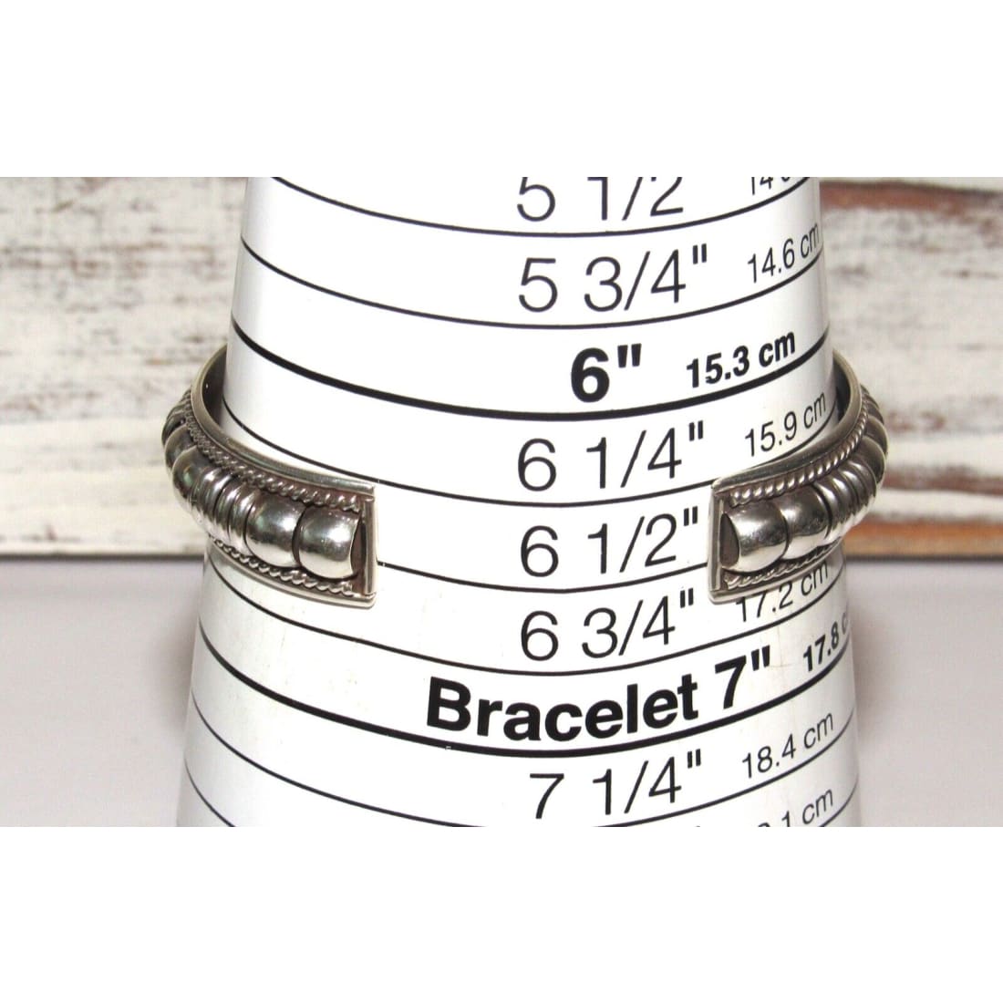 Navajo Sterling Silver Stormy Mountain Turquoise Cuff