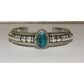 Navajo Sterling Silver Stormy Mountain Turquoise Cuff