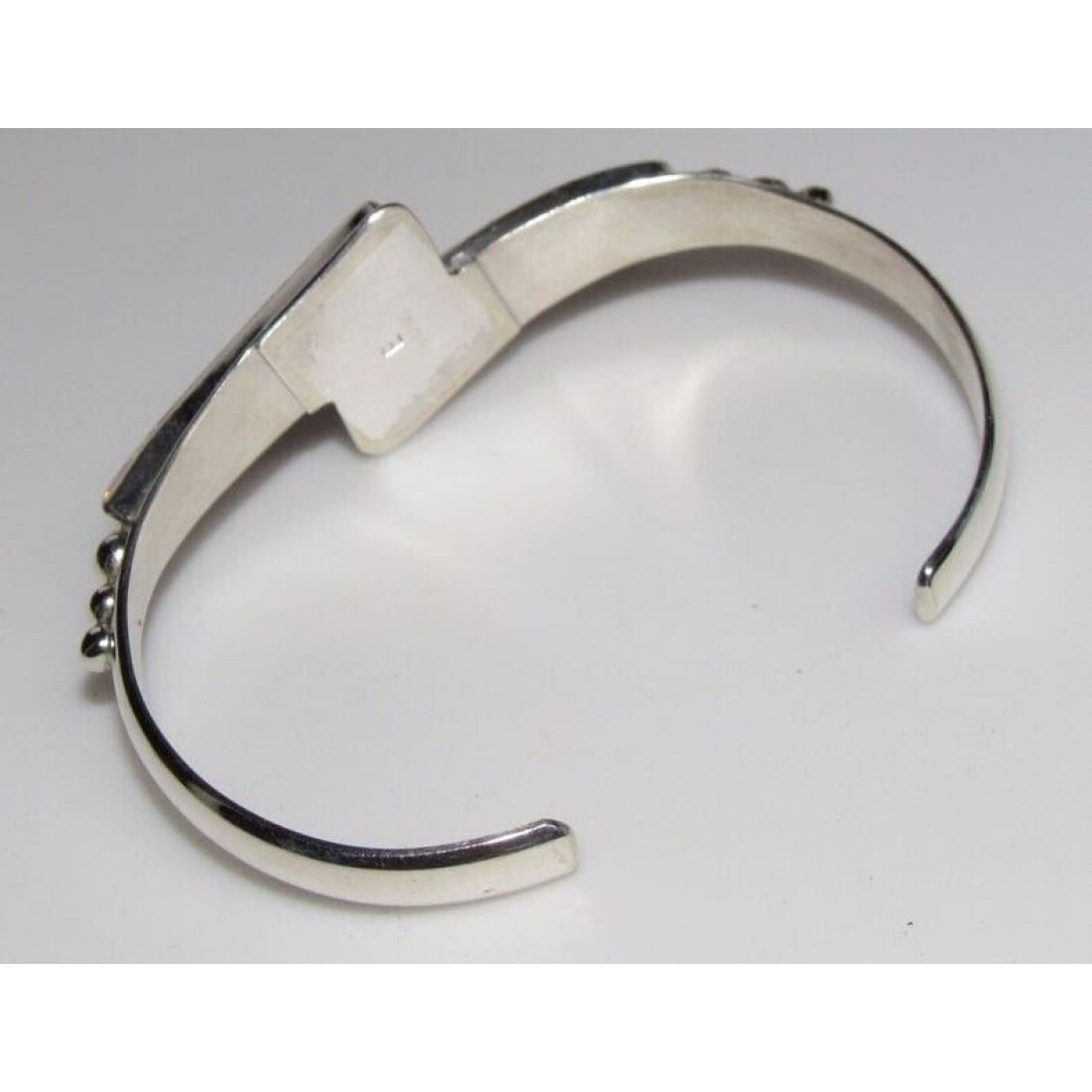 Navajo Sugilite Opal Bracelet Inlay Sterling Silver Native 
