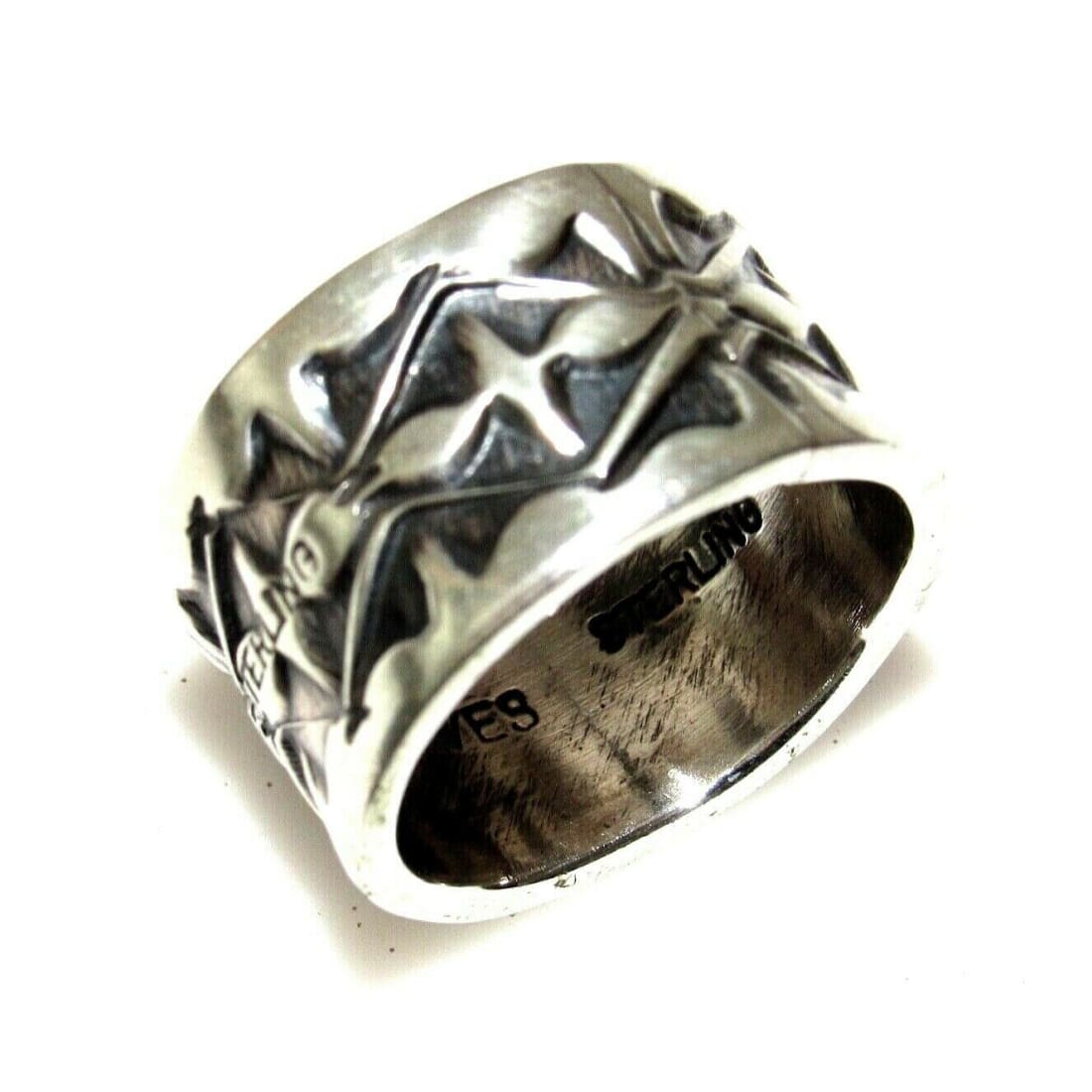 Navajo Sunshine Reeves Band Ring Size 6 Sterling Silver 