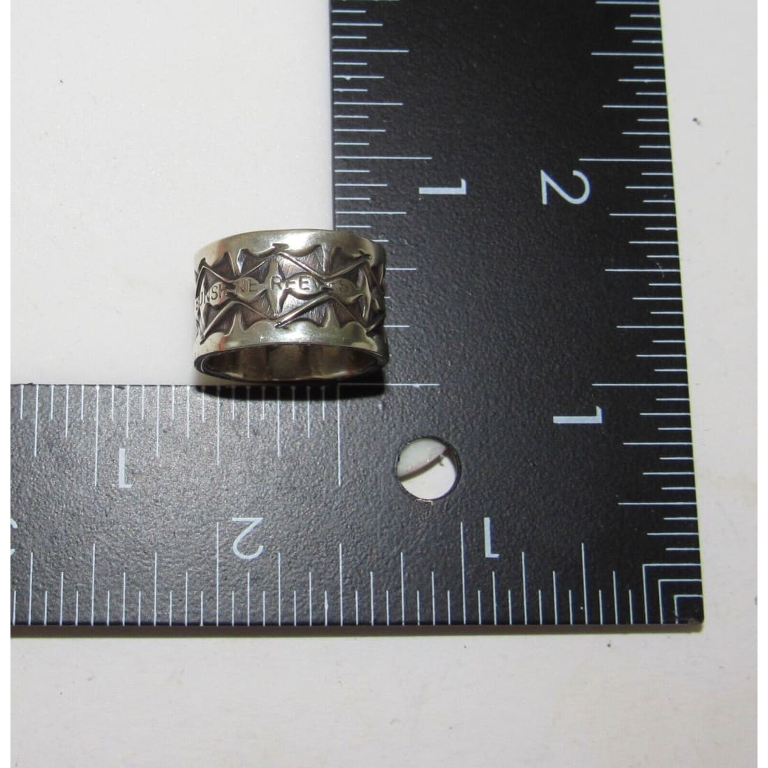 Navajo Sunshine Reeves Band Ring Size 6 Sterling Silver 