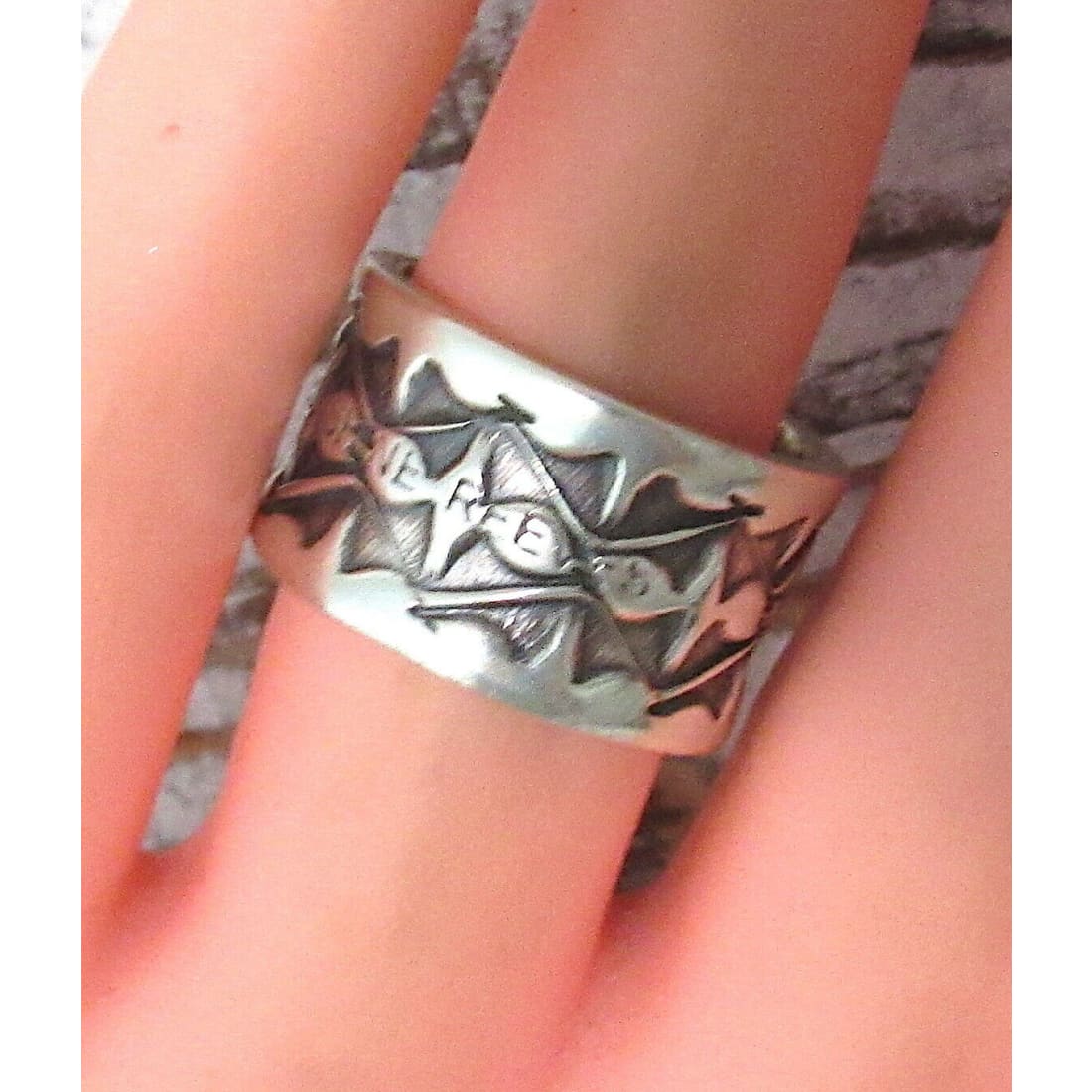 Navajo Sunshine Reeves Band Ring Size 6 Sterling Silver 