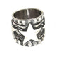 Navajo Sunshine Reeves Star Ring Size 7 Sterling Silver 