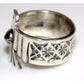 Navajo Sunshine Reeves Thunderbird Ring Size 6.5 Sterling 
