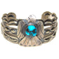 Navajo Thunderbird Cuff Bracelet Sterling Silver Kingman 