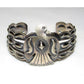Navajo Thunderbird Cuff Bracelet Sterling Silver Native 
