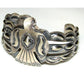 Navajo Thunderbird Cuff Bracelet Sterling Silver Native 