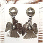 Navajo Thunderbird Dangle Earrings Sterling Silver T. Yazzie