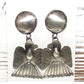 Navajo Thunderbird Dangle Earrings Sterling Silver T. Yazzie