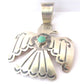 Navajo Thunderbird Pendant Sterling Silver Royston Turquoise