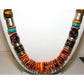 Navajo Tommy Singer Orange Spiny Heishi Necklace Sterling 