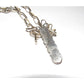 Navajo Turquoise Bar Necklace Small Lariat Sterling Silver 