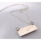 Navajo Turquoise Coral Inlay Bar Necklace Sterling Silver 