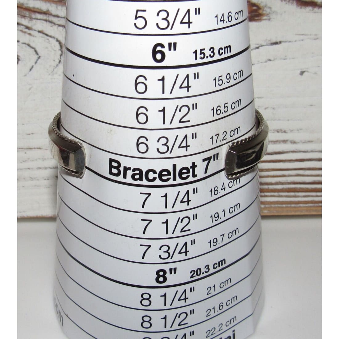 Navajo Turquoise Inlay Stacker Cuff Bracelet Sterling Native
